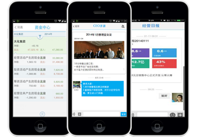 随身移动设备洞察企业经营状况，anytime、anywhere! 